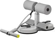 Sit up Bar Foot Holder with Pull Rope Height Adjutable Situps Foot Holder with 2 Suction Cups Heavy Duty Exercise Equipment for Ab, Leg, Arm Training Sit up Bar Exercise Equipment