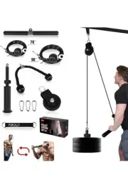 LAT and Lift Pulley System Dual Cable Machine Loading Pin Tricep Rope