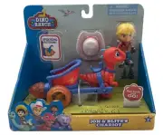 Dino Ranch Jon & Blitz's Chariot Spring Action Playset