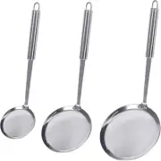 Fine Mesh Skimmer Spoon, Professional 304 Stainless Steel Hot Pot Fat Strainer f