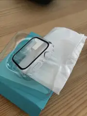 Apple Watch 44mm Transparent Case and Screen Protector Smiling Brand New Bulk