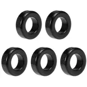 5pcs 19.3 x 33.7 x 11.3mm Ferrite Ring Iron Powder Toroid Cores Black Gray
