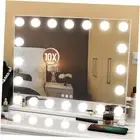 Vanity Mirror with Lights, 23"x 18" Large Hollywood Vanity Mirror with 10X