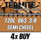 4x Termite Saw Chains suits Stihl 20" Chainsaws