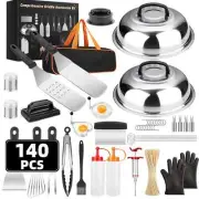 Griddle Accessories Kit 140 Pcs for Blackstone Camp Chef Professional Griddle Gr