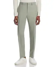 Theory Mayer Melange Solid Slim Fit Suit Pants in Soft Tailoring