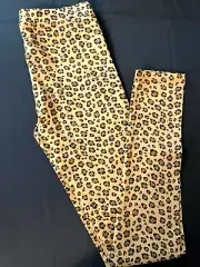 J CREW Leopard Print Leggings - Camel - NWT Girls 14