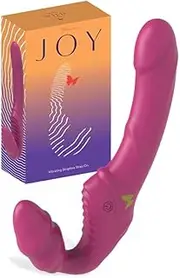 Joy 8.3" Vibrating Strapless Strap On