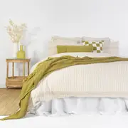 Bambury Molloy Quilt Cover Set Soft Touch Woven Home Decor Bedding