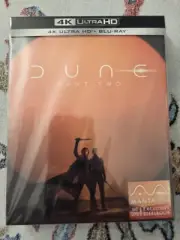 DUNE PART 2 TWO 4K UHD Blu-ray Steelbook Manta Lab Full Slip Cover FS Box NEW!!