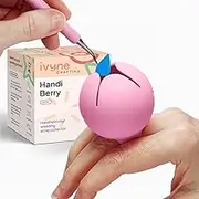 iVyne Handi Berry - Vinyl Weeding Scrap Collector, Portable Handheld Scrap Collector Ring, Weeding Tools for Vinyl Heat Transfer, HTV Crafting & Adhesive Paper Sheets Holder, (Pink)