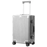 Bopai Aluminium Luggage Travel Hard Suitcase Light weight 8 Wheels TSA Lock 24"