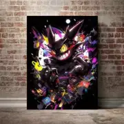 Monster Night Elf Gengar peripheral posters modern room decoration 21x30cm E