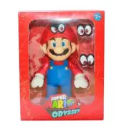 Super Mario Bros Mario Eyes Hat Action Figure Anime Peripherals Model Doll Toys