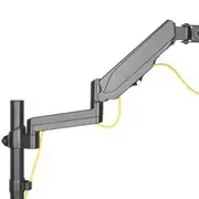 Brateck Single Monitor Full Extension Gas Spring Single Monitor Arm 17' - 32' Up to 8Kg Per screen VESA 75x75/100x100
