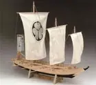 woody joe 1/24 Hatchoyagura Hatchoro Wooden Sailing Ship Model Assembly Kit New