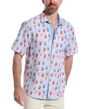 Tommy Bahama Coconut Point Red White Cheers Shirt