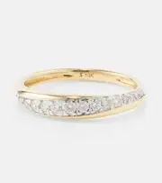 [Stone and Strand] Stone and Strand 10kt yellow gold ring with diamonds N gold