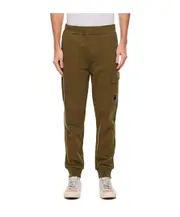 Elastic waist sweatpants L,M Brown