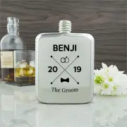 Wedding Contemporary Hip Flask