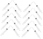 BESTYASH 20Pcs Clear Nasal Applicators Durable Plastic for Efficient Medication Reusable Design with Leak Prevention Seal for Easy Nose Cleaning and Rinsing