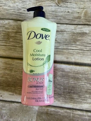 Dove Cool Moisture Lotion & Body Wash 24hr Nutri-Serum Cucumber & Green Tea