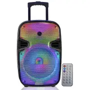 TPro 2000W Rechargeable 12" Two way Bluetooth Loud speaker w SD USB & Mic Inputs