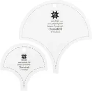 Dimensions Small 3'' and 6'' Clamshell Quilting Rulers and Quilting Templates