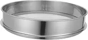 Levemolo Stainless Steel Round Mesh Sieve for Efficient Soil Sifting Lightweight Gardening Tool for Compost and Screening for DIY Enthusiasts and Gardeners