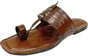 [Step n Style] Men's Kolhapuri Chappals Ethnic Slippers For Men Traditional Kolhapuri Sandals Casual Flip Flops For Men