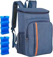 Cooler Backpack Large Insulated Leak Proof Lunch Backpack Portable Lightweight Cooler Bag for Travel Hiking Camping