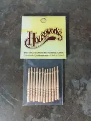 Dollhouse Spindles 1:24 HALF SCALE Stair or Porch 1 1/4" Set of 12 HWH7019