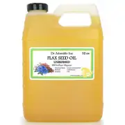 32 Oz Premium Pure Organic Cold Pressed Best Fresh Flax Seed Oil Multi Purpose