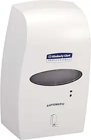 Kimberly-Clark Professional Touchless Automatic Soap Dispenser 92147-1 x Hand Sanitizer Dispenser, White (Suitable for 1.2L Cassettes)