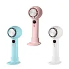 Handheld Fan Mini USB Rechargeable Hand Fan Quiet with 3 Gear Table Base Mini