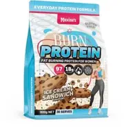 Maxine's Burn Protein Powder Ice Cream Sandwich G/F 900g Pouch