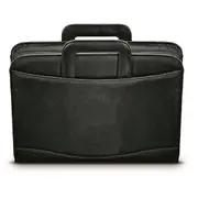 Metropol Zipped Folder with Handle (Black) - A4