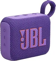 [JBL] Go 4 - Ultra-Portable, Waterproof and Dustproof Bluetooth Speaker, 7-Hour Built-in Battery, Made in Part with Recycled Materials (Purple)