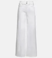 [Frame] Frame High-rise wide-leg pants 31 white