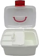 Weekly Pill Box - Weekly Pill Box Organiser - Medical Organizer - Large Capacity Medicine Organizer With Locking Lid - Empty Carrying Case For Medication Storage In Homes, Cars, And Dorms
