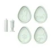 Easters Eggs Shaped Material Cookie Cutters for Making Easters Cookie