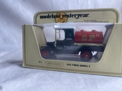 1978 LESNEY Matchbox Models of Yesteryear 1912 BP Oil Gas Ford Model-T