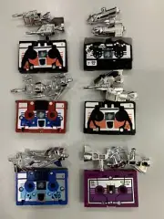 Transform G1 Reissue cassettes Buzzsaw Laserbeak Frenzy Rumble Ravage Ratbat