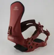 Arbor Sequoia Snowboard Bindings, Women's Medium/Large (US 7-9), Maroon New