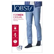 Jobst Men Casual Compression Socks Knee High 15-20 Mmhg Black Xl