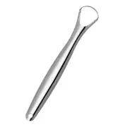 Stainless Steel Tongue Scraper Metal Hygiene for Breath Brush