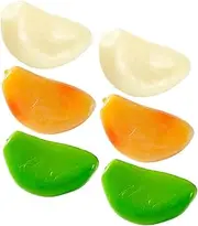 GARVALON 6pcs Simulated Garlic Clove Models PVC Fake Garlic Flakes for Kitchen Child Learning