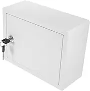 SEWACC Lockable Wall Mounted Mailbox Versatile Milk Box for Fresh Deliveries Easy Installation Compact Design for Home Use Secure Letter Box with Finish
