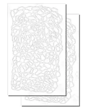 2pk Paint Masking Paper - Camo Airbrush Paint Rifle Gun Stencils FrogSpawn Camo