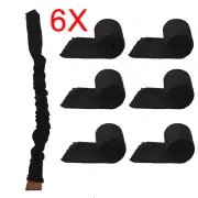 6pcs Hunting Gun Socks 54" * 4" Rifle Silicone Treated Storage Gun Sleeve Cover